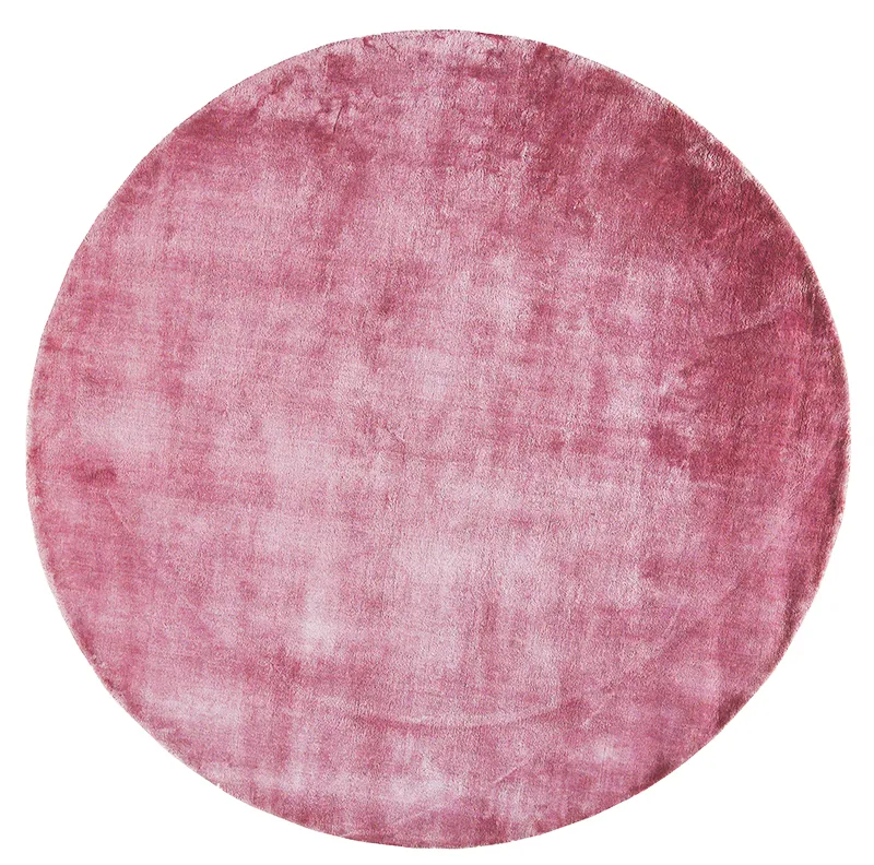 Индийский ковёр из арт-шёлка (22-ROUSE/round/200x200)
