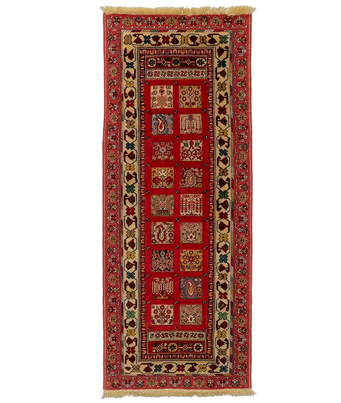 Иранский ковёр из шерсти (13-341/192x74)