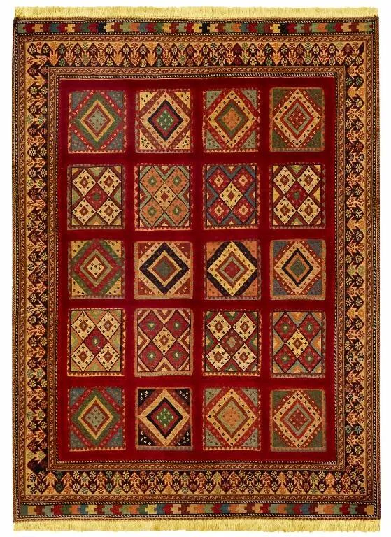Иранский ковёр из шерсти  (15-12013/153x111) 