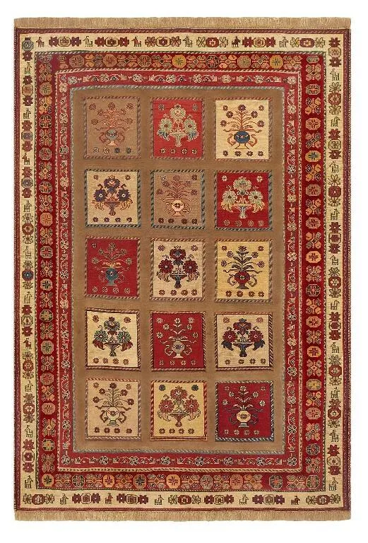 Иранский ковёр из шерсти (13-251/165x120)