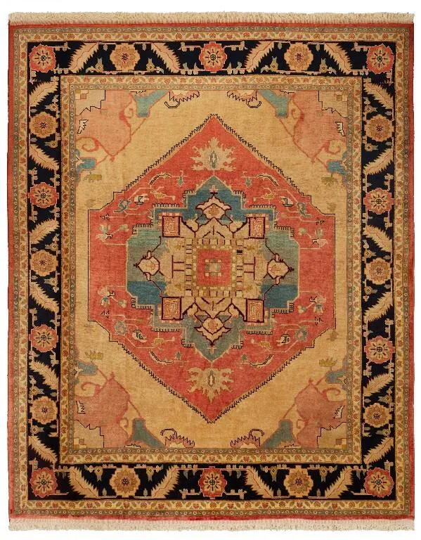 Иранский ковёр из шерсти (06-191/292x237)