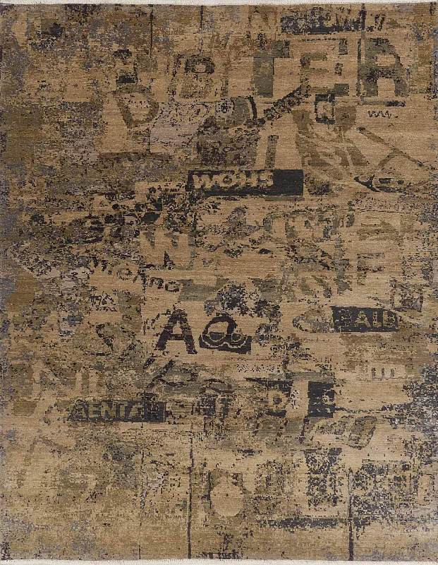 Индийский ковёр из шерсти (14-3671/316x247)