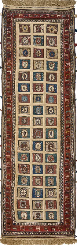 Иранский ковёр из шерсти (06-460/265x85)