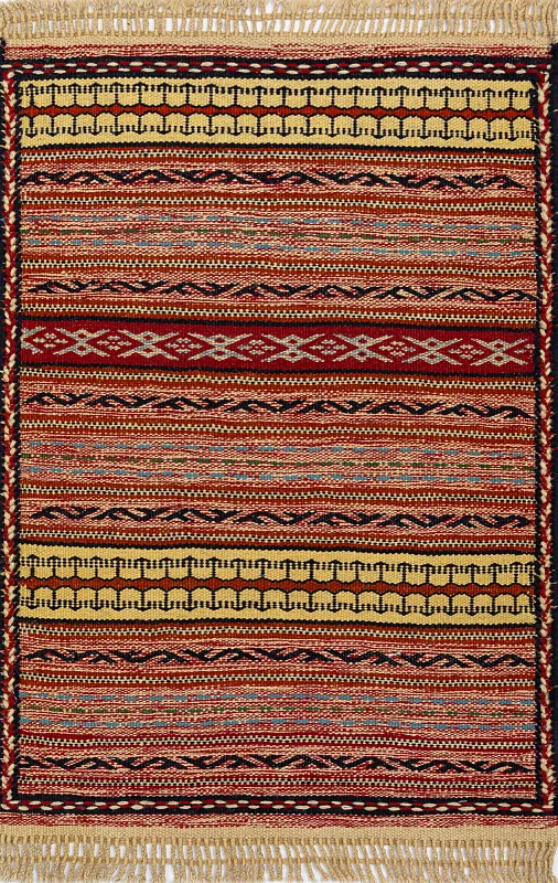 Иранский ковёр из шерсти  (17-01270051216/88x61)