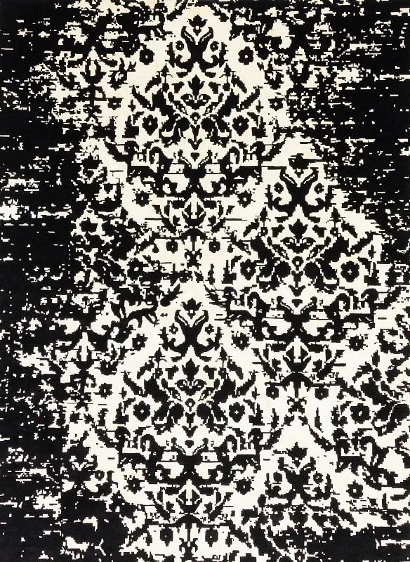 Индийский ковёр из шерсти и вискозы (14-3613 /359x273) 