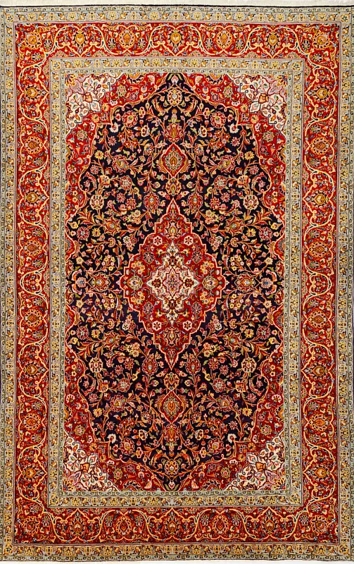 Иранский ковёр из шерсти (17-1308003916/365x235)