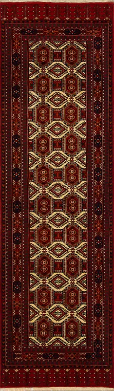 Иранский ковёр из шерсти (07-239/290x85)