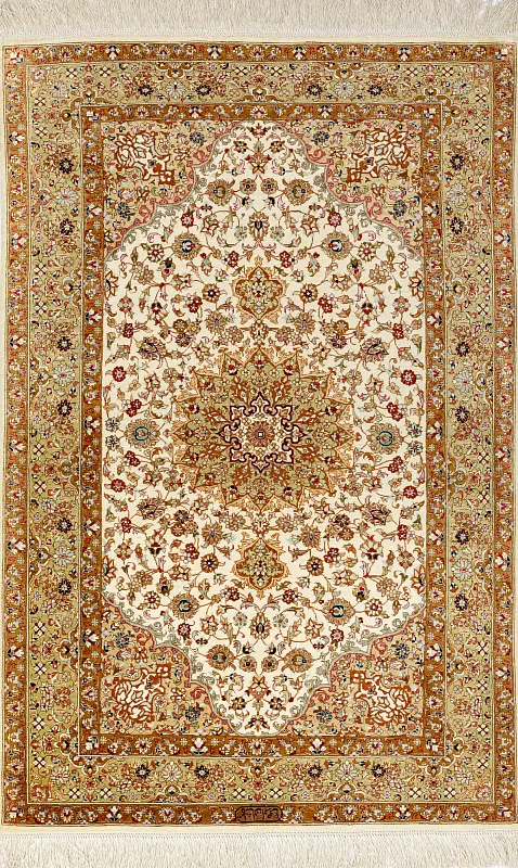Иранский ковёр из шерсти (07-24/150x100) 