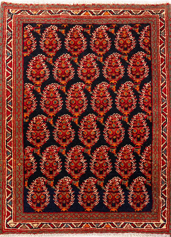 Иранский ковёр из шерсти (17-1301024216 /73x57)