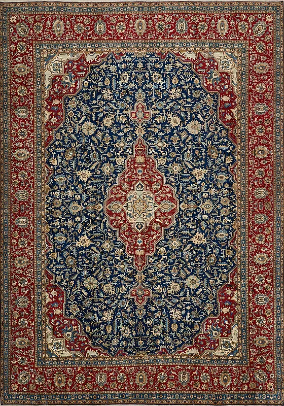 Индийский ковёр из шерсти (17-001216/485x340) 