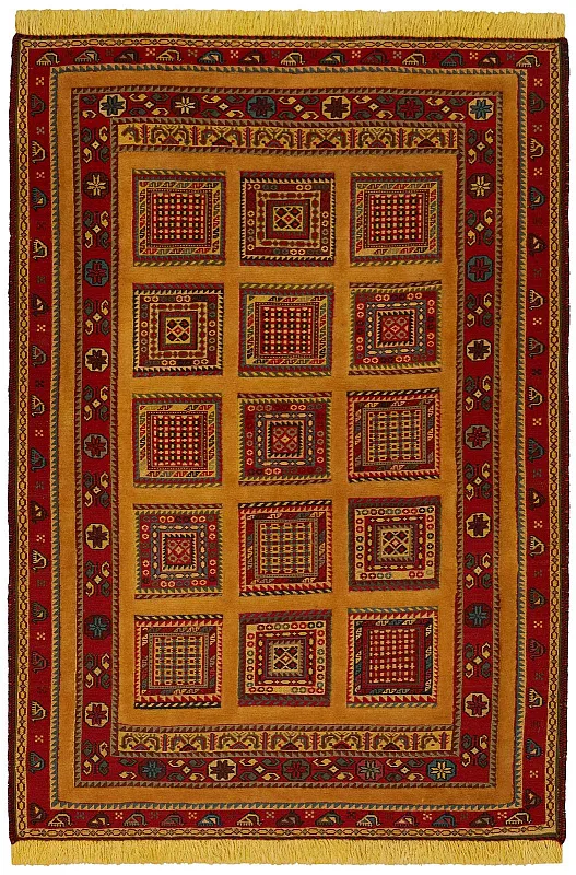 Иранский ковёр из шерсти (13-296/149x104)