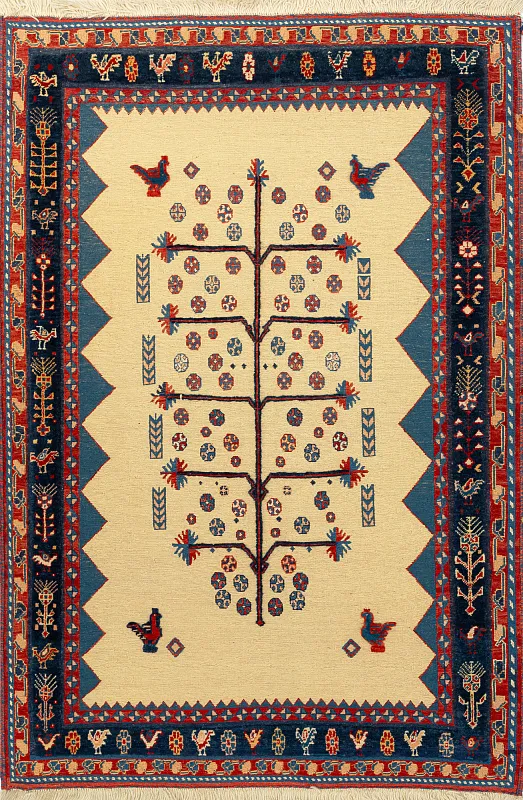 Иранский ковёр из шерсти (05-450/156x109)