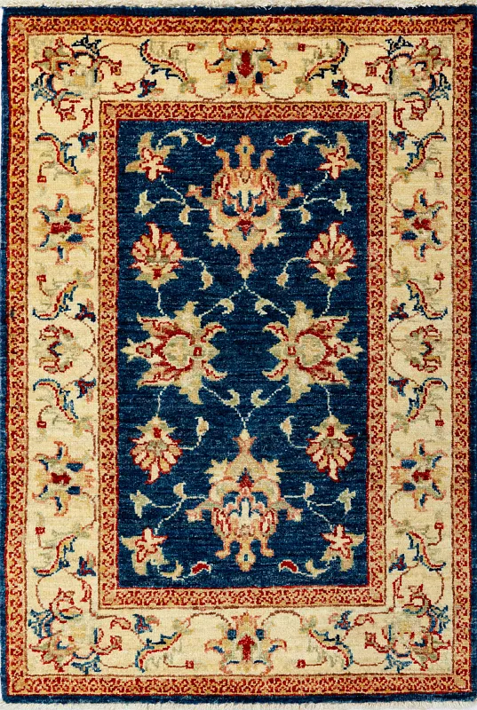 Индийский ковёр из шерсти (14-3115/91x63)