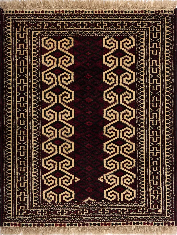 Иранский ковёр из шерсти (13-175 /110x90)
