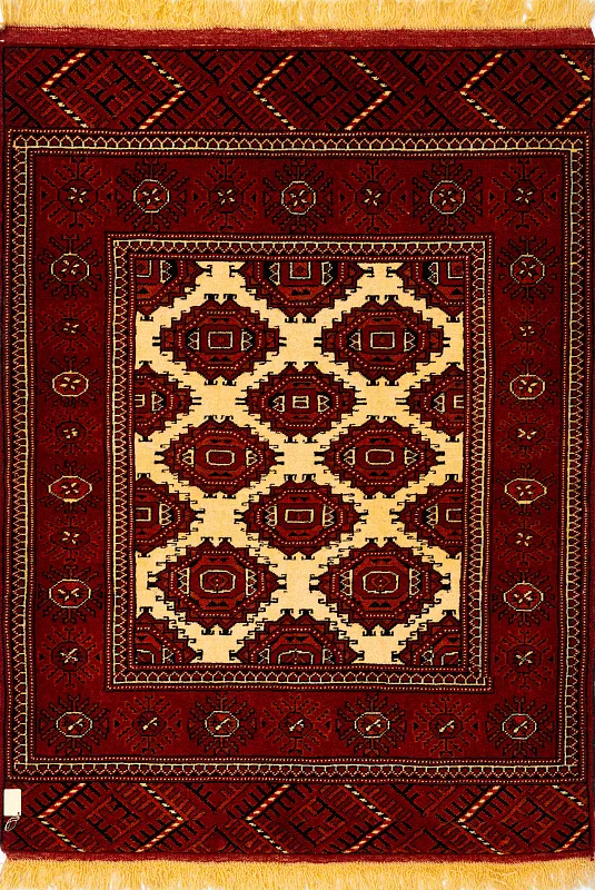 Иранский ковёр из шерсти (13-47313/120x86)