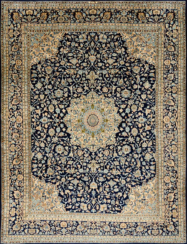 Иранский ковёр из шерсти (17-001416/390x300) 