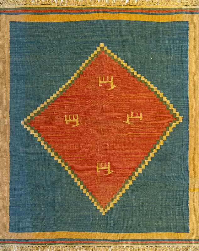 Иранский ковёр из шерсти  (17-01273054516/175x145)