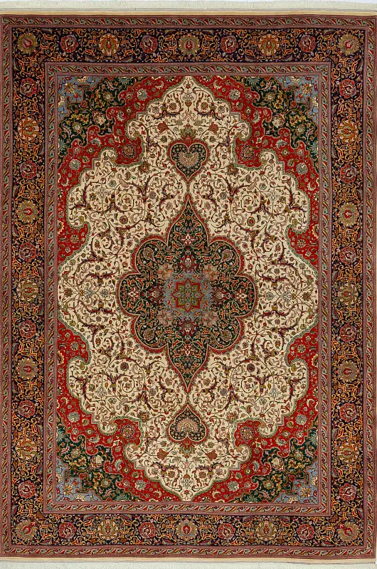 Иранский ковёр из шерсти (13-531/358x250) 