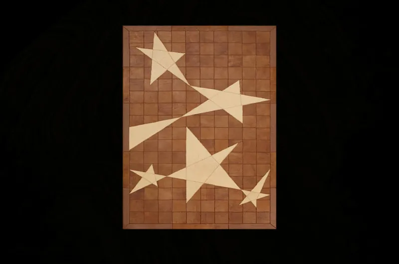 Иранский ковёр из кожи (08-197/236x147)