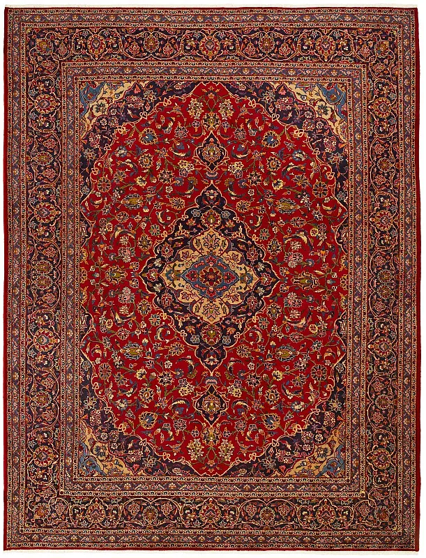 Иранский ковёр из шерсти (00-1016/376x304)