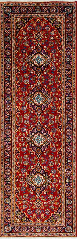 Иранский ковёр из шерсти (00-996/308x103)