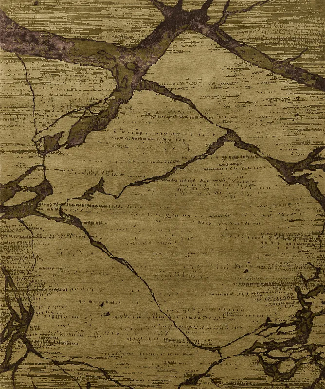Индийский ковёр из шерсти и вискозы (14-3592/295x248)