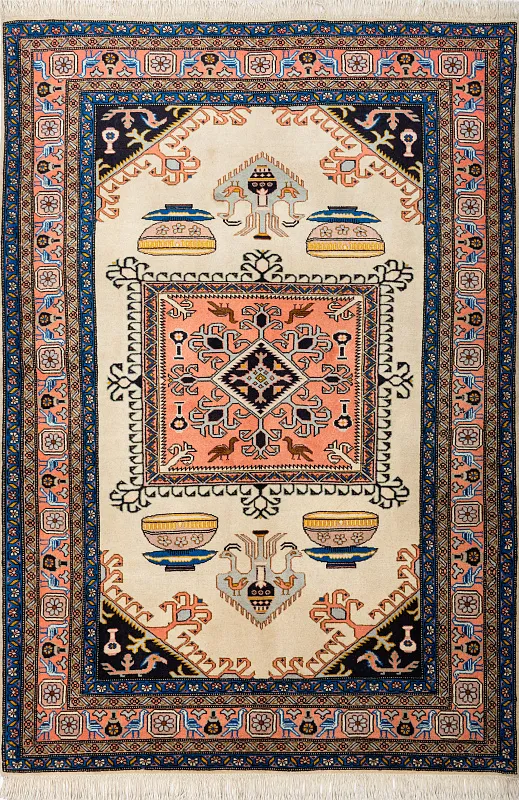 Иранский ковёр из шерсти (05-31/200x140)