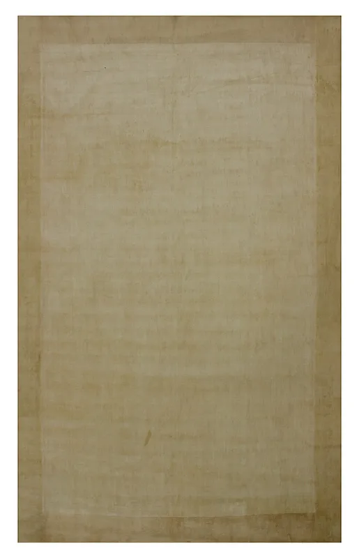 Индийский ковёр из арт-шёлка (22-GOLD/border350x250)