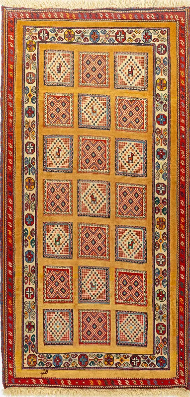 Иранский ковёр из шерсти (13-151 /164x82)