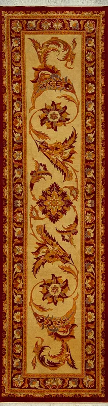 Иранский ковёр из шерсти (07-1003/305x85)