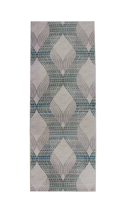 Турецкий ковёр из акрила (W6036/B38/64/L.BLUE/IVORY) 