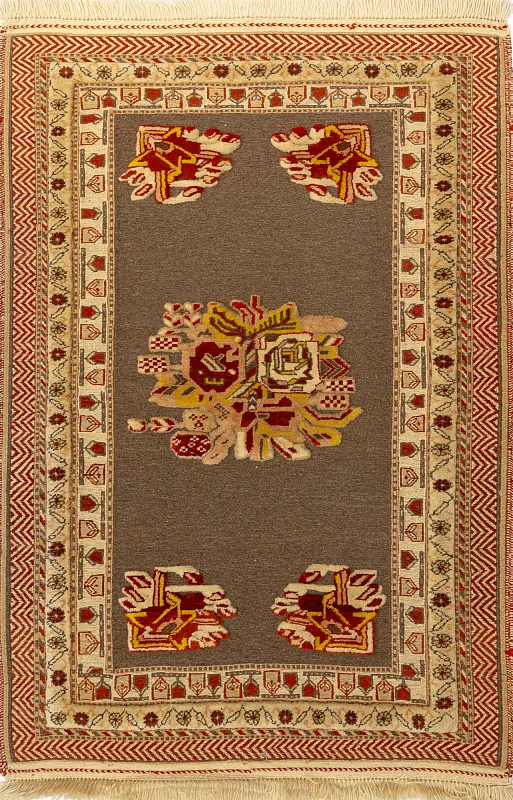 Иранский ковёр из шерсти (07-127/151x101)