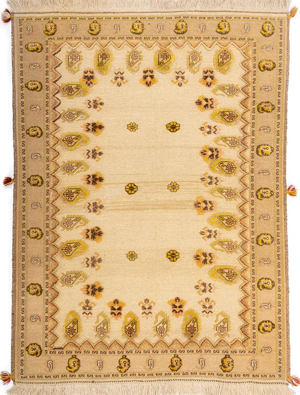 Иранский ковёр из шерсти (07-343/200x145)