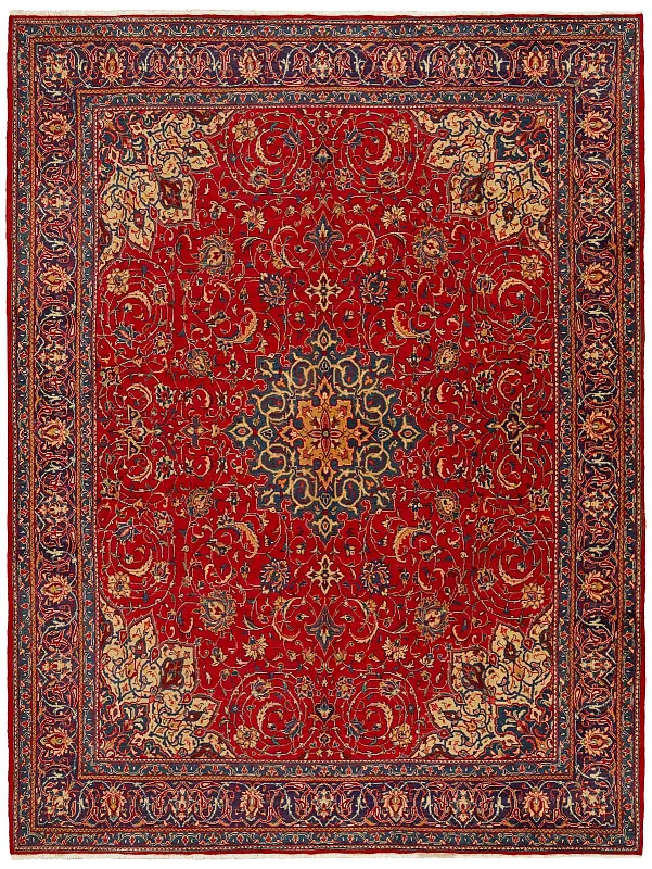Иранский ковёр из шерсти (00-1013/395x300)