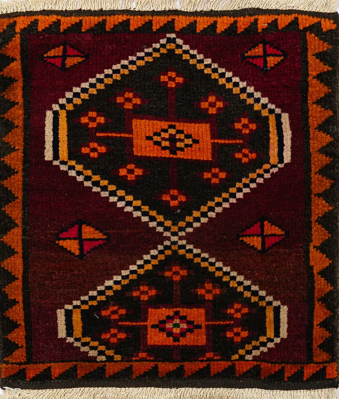 Иранский ковёр из шерсти (17-1301018816/61x53) 
