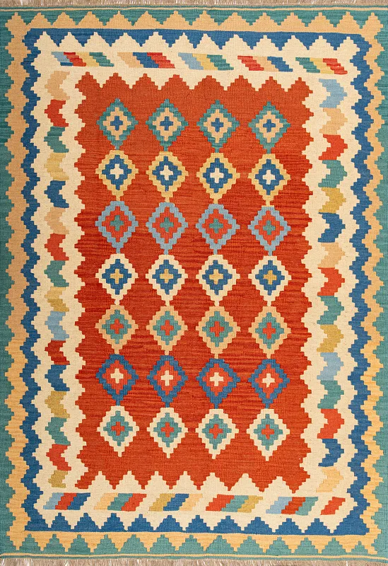 Иранский ковёр из шерсти (17-048416/207x145)