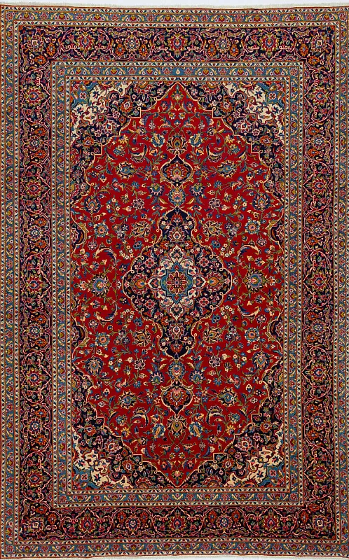 Иранский ковёр из шерсти (00-958/377x240)