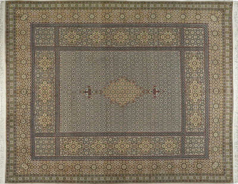 Иранский ковёр из шерсти (22-1009021/483x385)