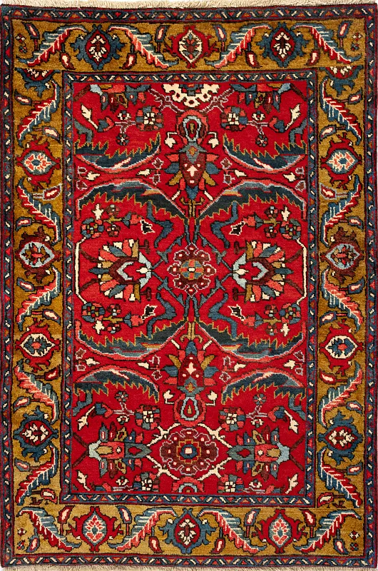 Иранский ковёр из шерсти (17-1301026116 /155x105)