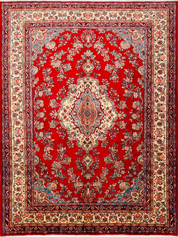 Иранский ковёр из шерсти (13-163/353x272)
