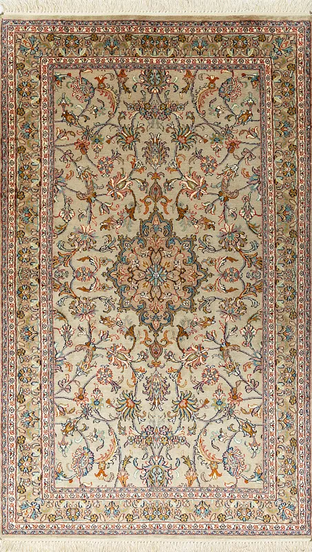 Индийский ковёр из шёлка (14-3680/157x93)