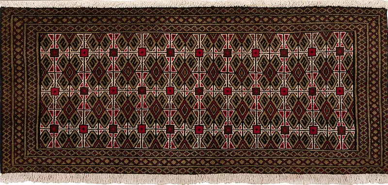Иранский ковёр из шерсти (17-1032416 /110x45)