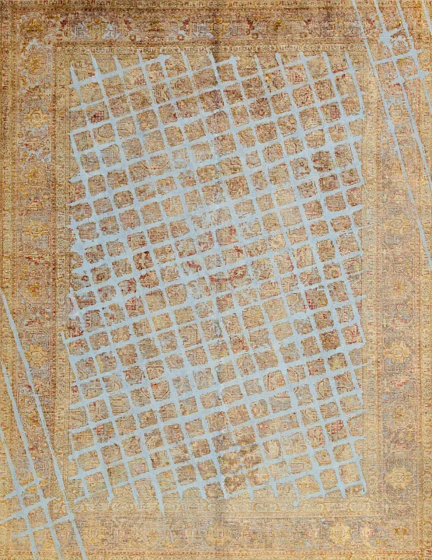 Иранский ковёр из шерсти (17-70019/385x297) 