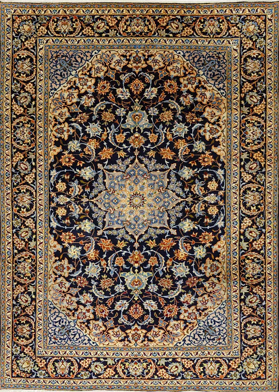 Иранский ковёр из шерсти (00-313/392x283)