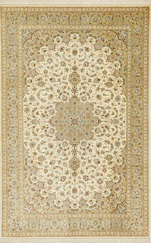 Иранский ковёр из тенселя (23-01008821/300x200)