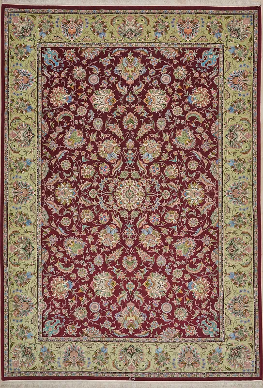 Иранский ковёр из шерсти (07-705/500x350)