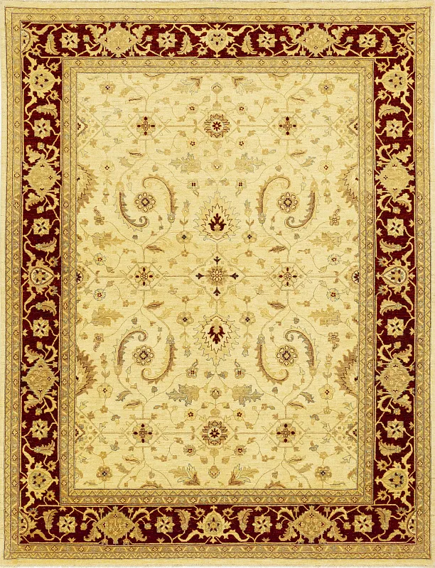 Индийский ковёр из шерсти (14-3143/356x277) 