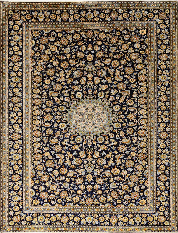 Иранский ковёр из шерсти (00-1081/405x310)