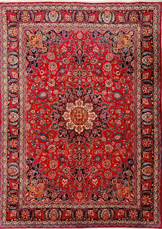 Иранский ковёр из шерсти (17-1309029616/345x247)