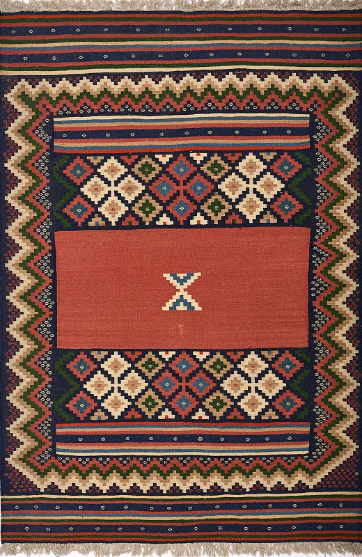 Иранский ковёр из шерсти (06-456/145x97)
